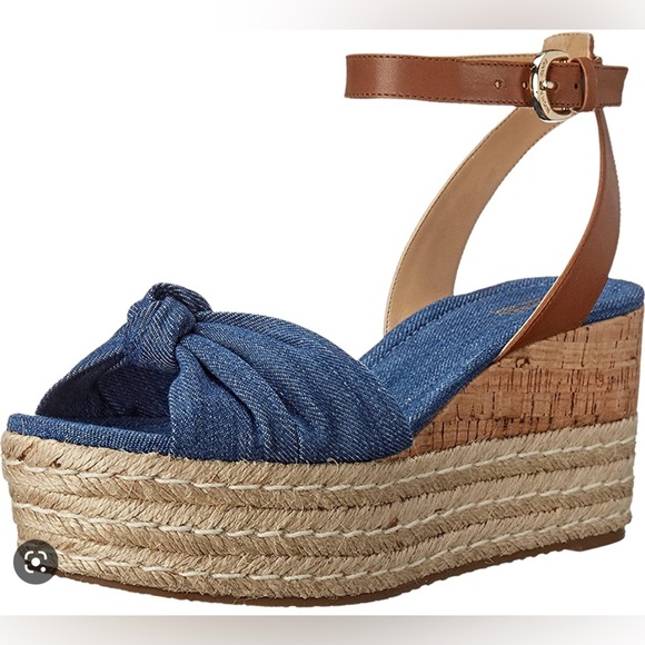 Michael Kors Platform Espadrille Wedge Shoe Sz. 8.5 - Picture 2 of 7